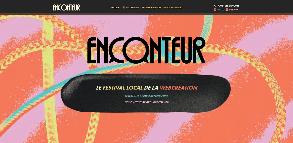 Capture d'écran principal de Enconteur