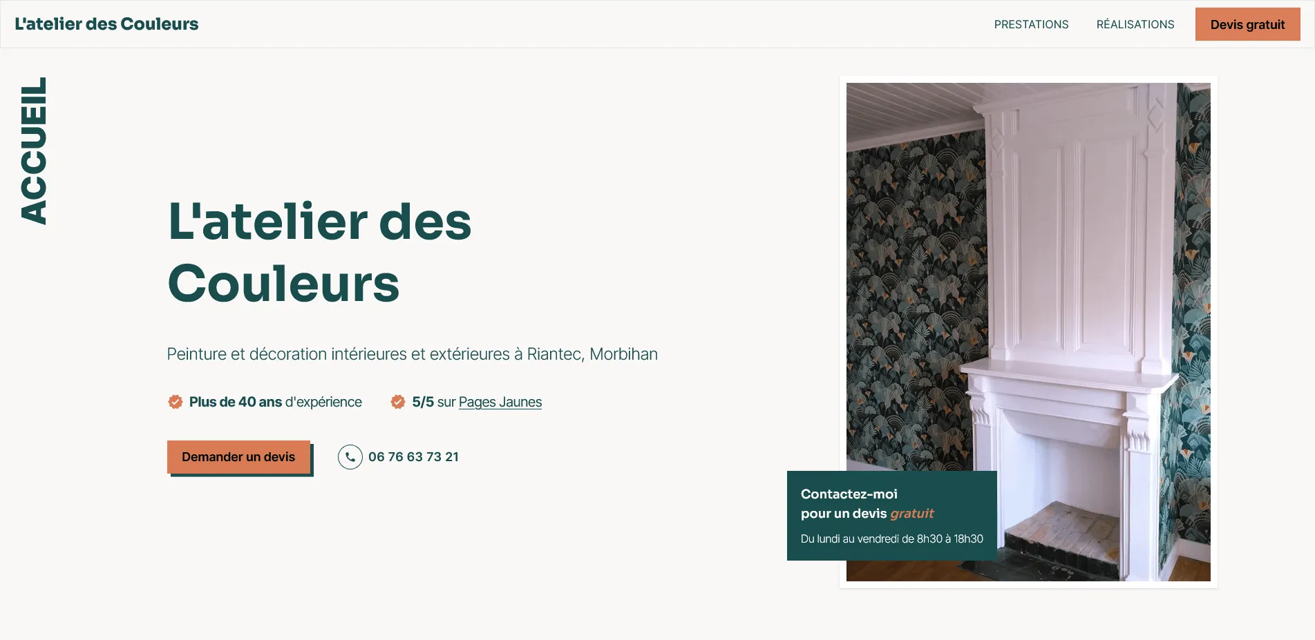 Capture d'écran de L'atelier des Couleurs