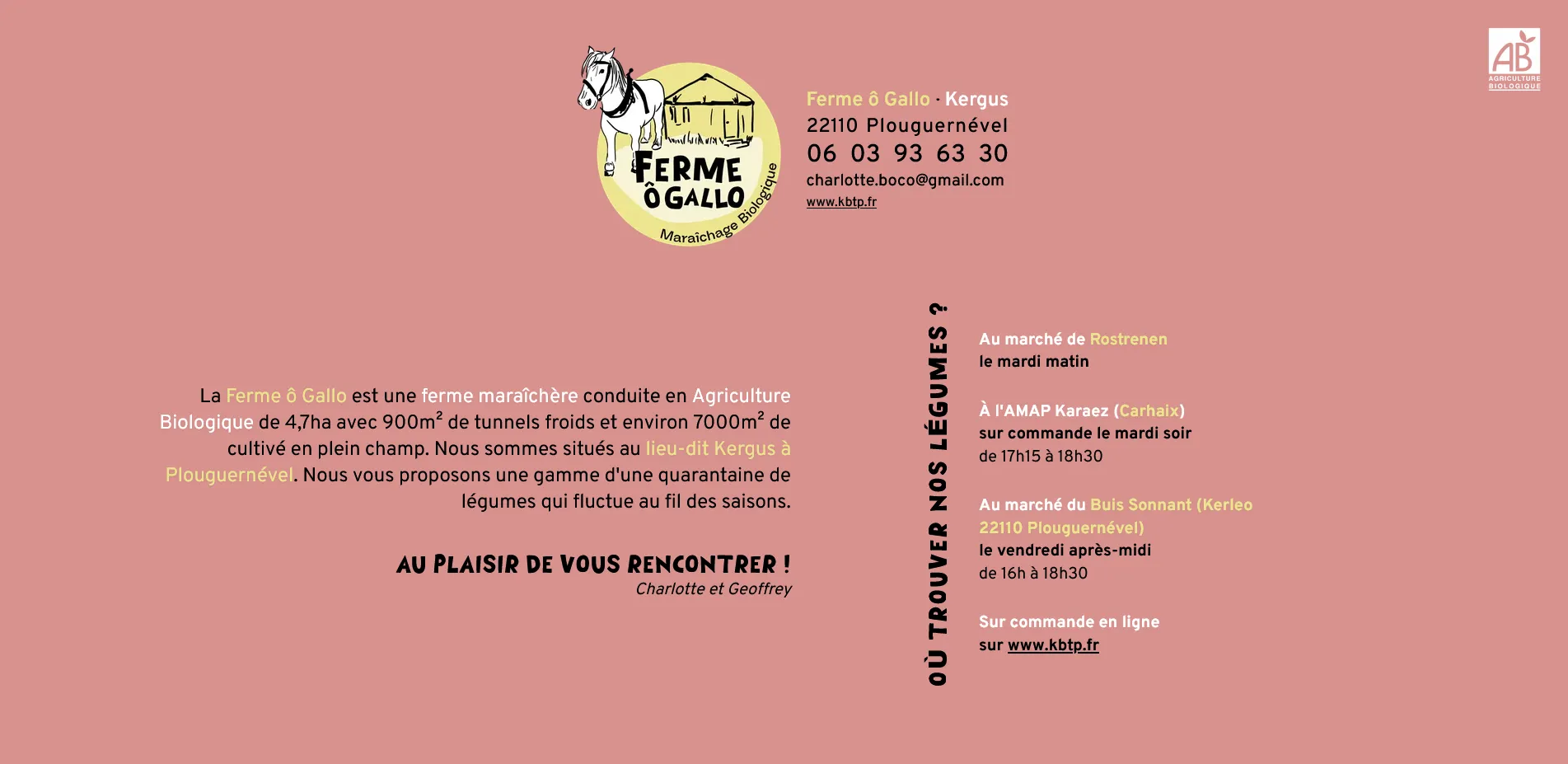 Capture d'écran de Ô Gallo